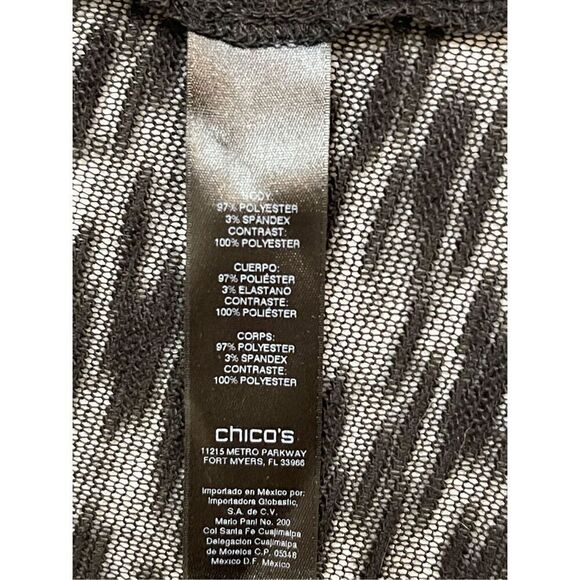 Chico’s women’s bundle lot blouse and cardigan size 2 large - Picture 12 of 13